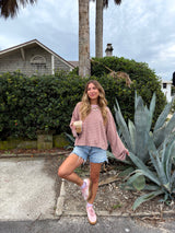 Seeing Stripes Long Sleeve - Pink/Brown