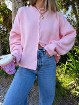 Sunhoney Girl Cardigan - Baby Pink