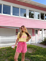 Watermelon Sugar High Striped Shorts