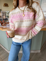 Sugar & Cream Chenille Sweater
