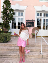 Pink Crush Sequin Skirt