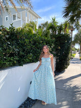 Full Bloom Floral Maxi Dress