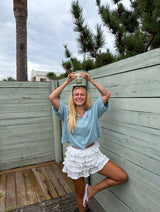 Sky's The Limit Short Sleeve Cardigan