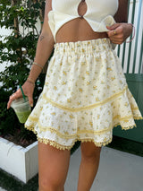 Daisy Days Butter Yellow Skort
