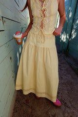 Sunbeam Eyelet Set - Butter Yellow