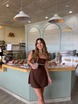 Mocha Please Activewear Dress