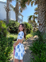 Keep It Coastal Babydoll Shell Dress