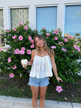 Flower Child Babydoll Top