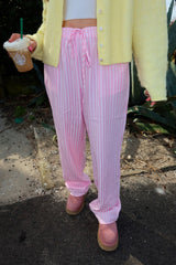 Sweet Stripe Pink Boxer Pants
