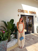 Cabana Bay Striped Taupe Set