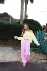 Sweet Stripe Pink Boxer Pants