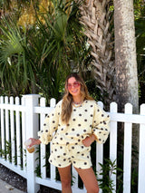 Polka Dot Dreams Lounge Set - Yellow
