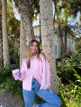 Sunhoney Girl Cardigan - Baby Pink