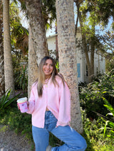 Sunhoney Girl Cardigan - Baby Pink