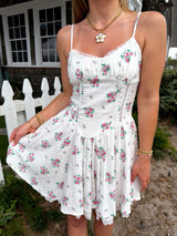Flower Girl Floral Mini Dress