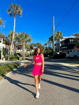 Early Riser Hot Pink Skort