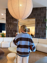 Cozy Dreams Striped Chunky Sweater
