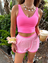 Weekend Run Active Top - Pink