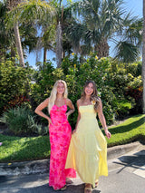 Lemon Drop Yellow Maxi Dress