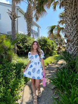 Keep It Coastal Babydoll Shell Dress