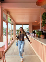 Espresso Please Ribbed Long Sleeve