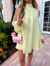 Sunlit Yellow Babydoll Dress