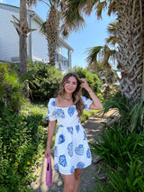 Keep It Coastal Babydoll Shell Dress