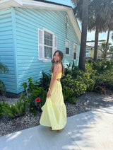 Lemon Drop Yellow Maxi Dress