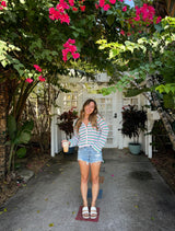 Pastel Lover Striped Crochet Cardigan