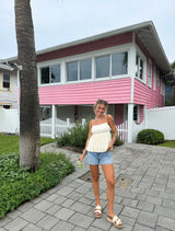 Lace Petals Babydoll Top