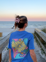 Sunhoney Beach Dip Tshirt - Ocean Blue