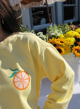 Sunhoney Florida Orange Sweatshirt - Yellow
