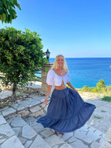 One and Only Eyelet Crop Top - White