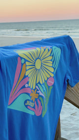 Sunhoney Beach Dip Tshirt - Ocean Blue