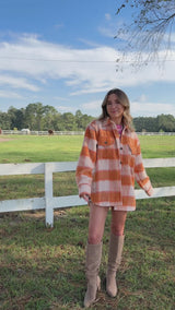 Autumn Bliss Plaid Shacket