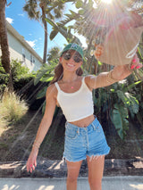 All You Need White Tank Top