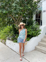 Keep Palm One Shoulder Top