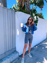 womens grey activewear set