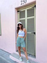 womens bermuda sage shorts