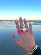 Be Happy Smiley Rings