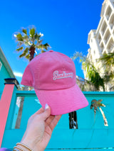 pink Sunhoney corduroy hat