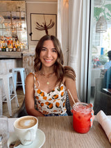 womens citrus crop top