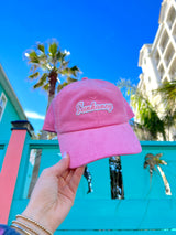 pink Sunhoney corduroy hat