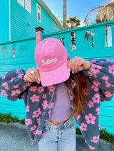 pink Sunhoney corduroy hat