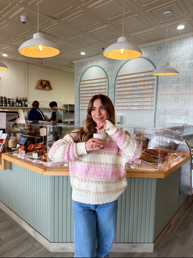 Sugar & Cream Chenille Sweater