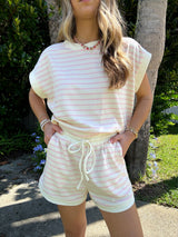 Seeing Stripes Pink & Ivory Set