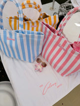 Sunhoney Beachside Striped Terry Cloth Bags