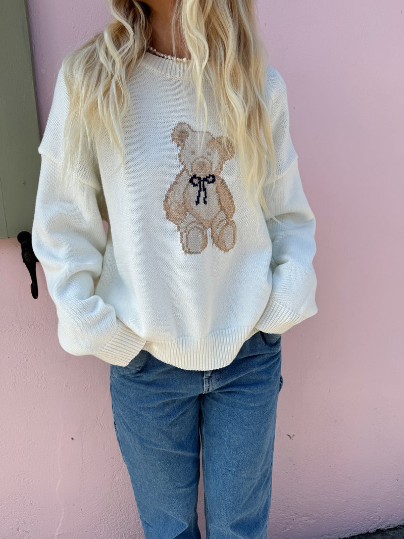 Teddy Bear Ivory Sweater