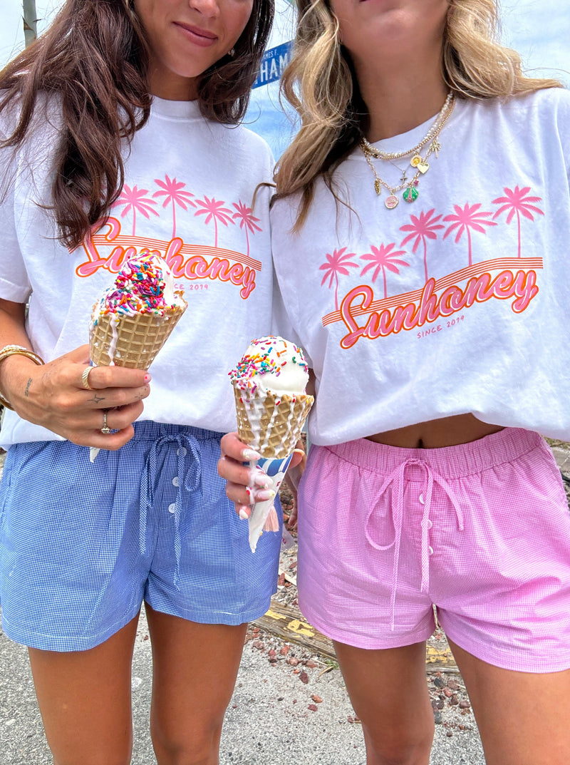 Sunhoney Retro Palm Tee