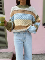 Holiday Honey Colorblock Sweater